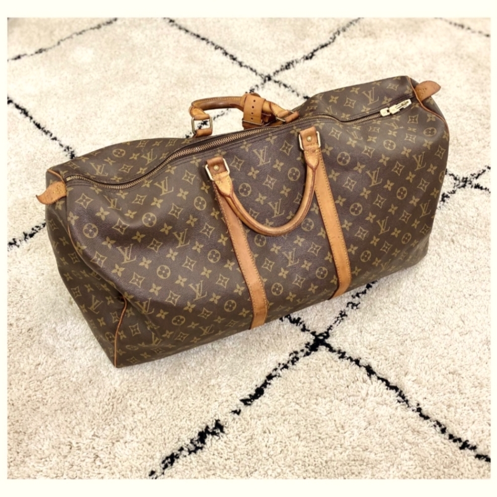 Authentic Louis Vuitton Monogram Keepall 50